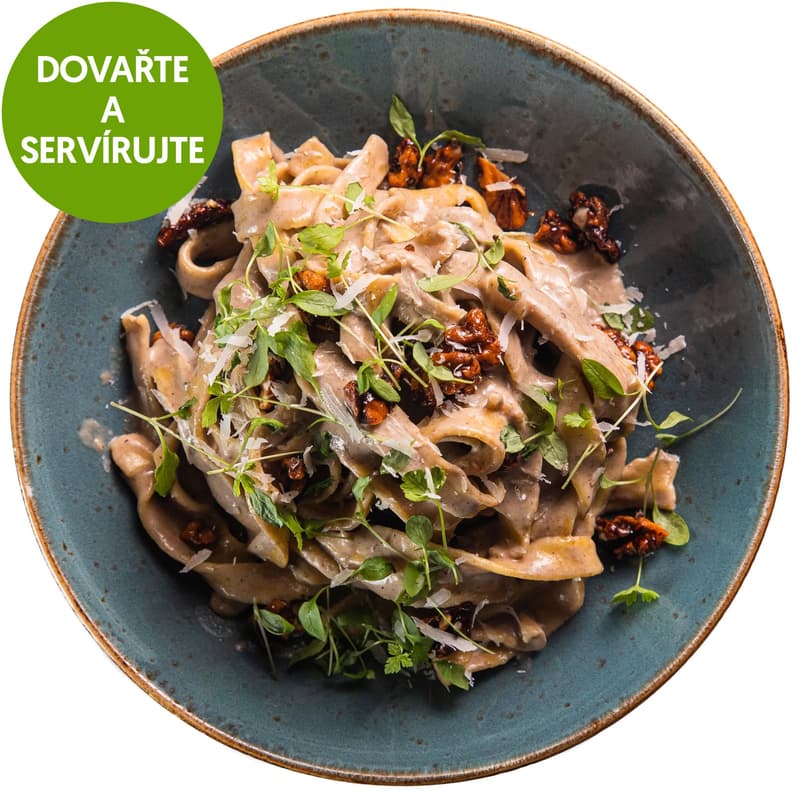 Rohlik.cz Tagliatele with mushroom sauce and walnuts by Pasta Fresca