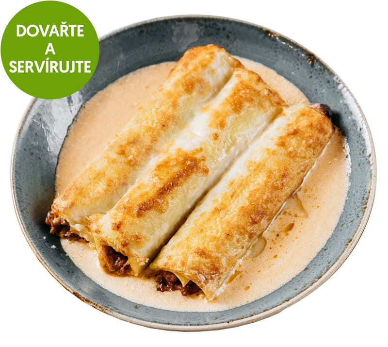 Rohlik.cz Cannelloni with meat ragout, cream and truffle by Pasta Fresca