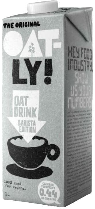 Oatly! Ovesný nápoj Barista Edition