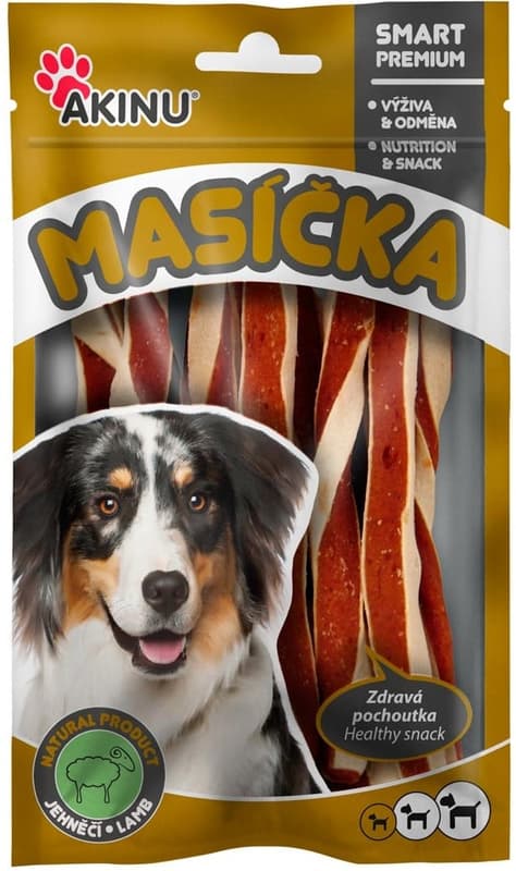 Akinu Lamb meat twister for dogs 75 g