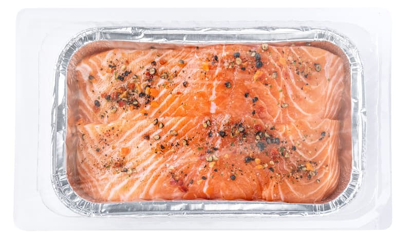 Salmon with spices for grill, 2 portions