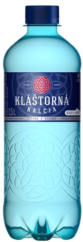 Kláštorná Kalcia Přírodní minerální voda sycená