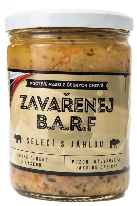  Into a dog bowl of Cooked B.A.R.F. he selves with millet