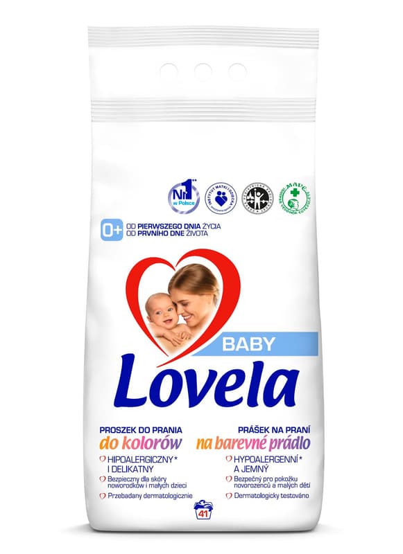 Lovela Baby prášek na praní na barevné prádlo (4,1 kg)