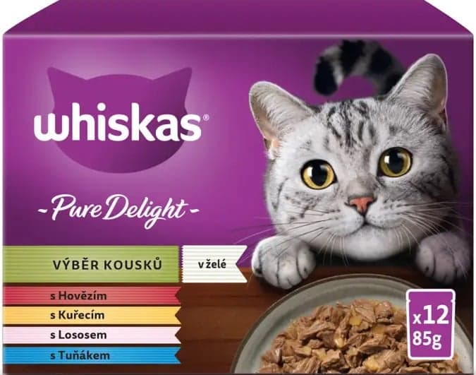 Whiskas Casserole mixed selection in jelly 12×85 g