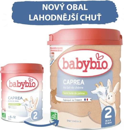 Babybio BIO Plnotučné kozí kojenecké mléko 2 Caprea