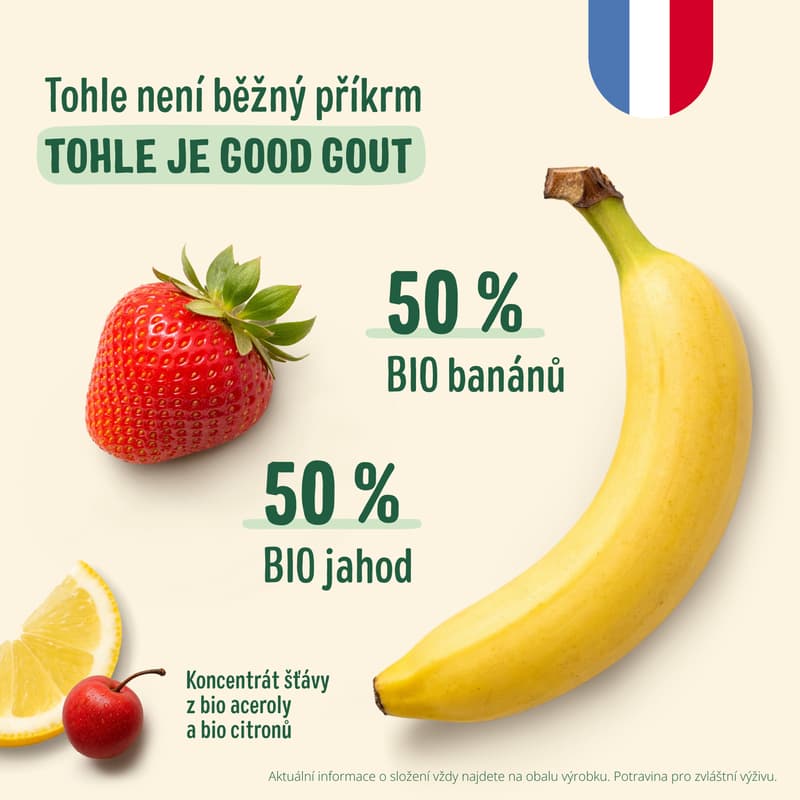 Good Gout BIO Strawberry with banana