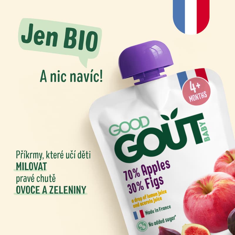 Good Gout BIO Kapsička jablko a fíky