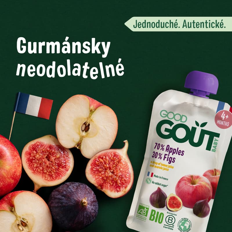 Good Gout BIO Kapsička jablko a fíky