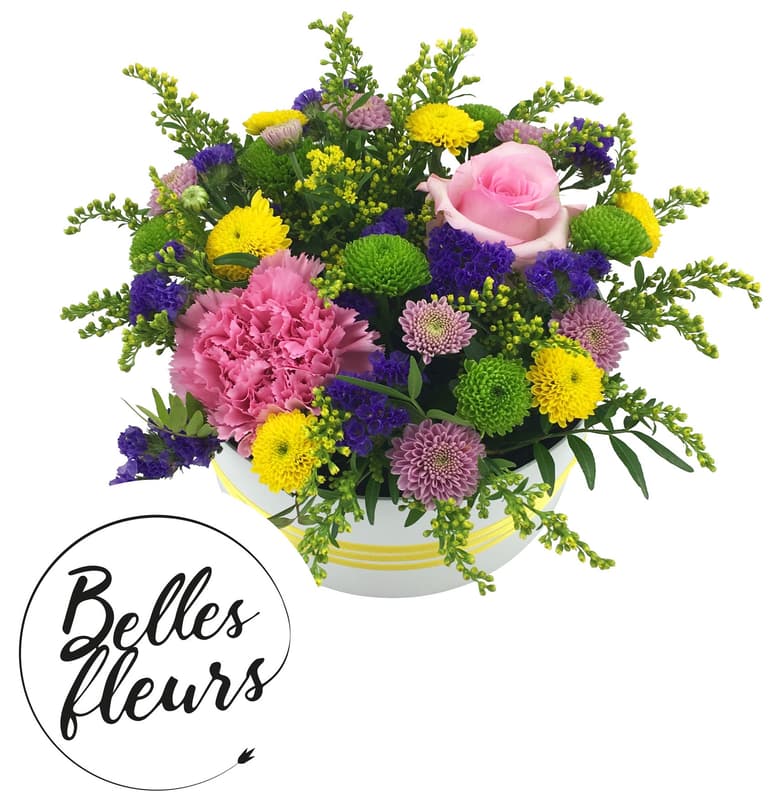 Belles Fleurs Květinový box v lučním stylu