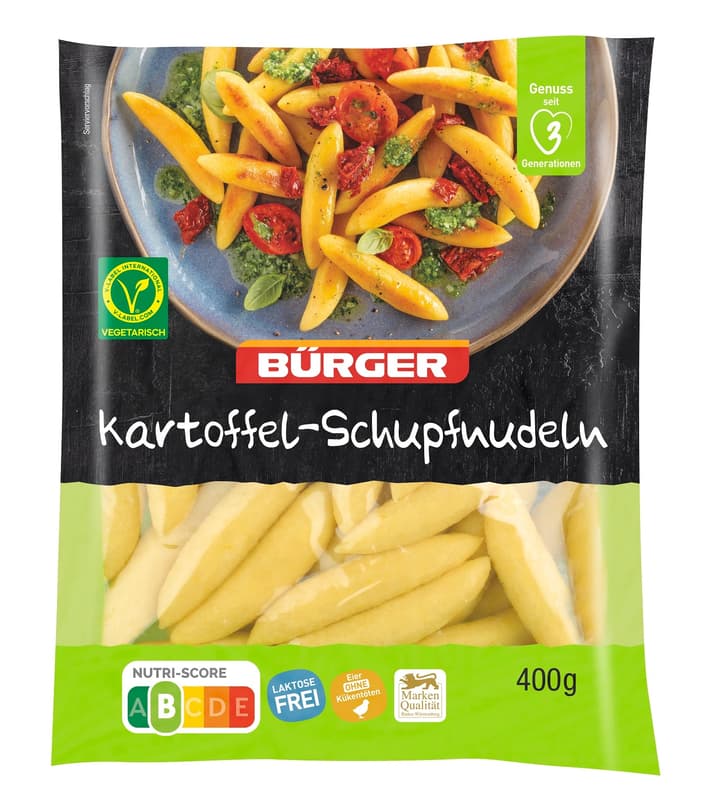 Bürger Potatoe gnocchi
