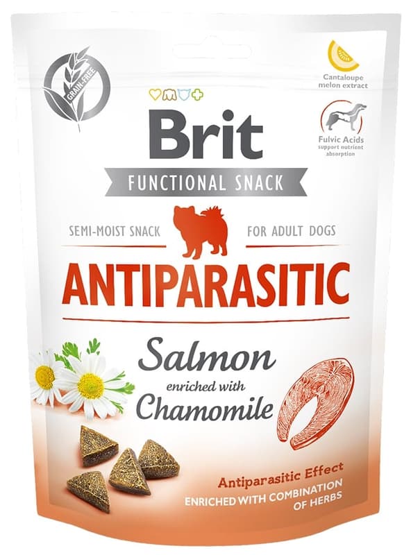 Brit Care Dog Functional Snack Antiparasitic Salmon 