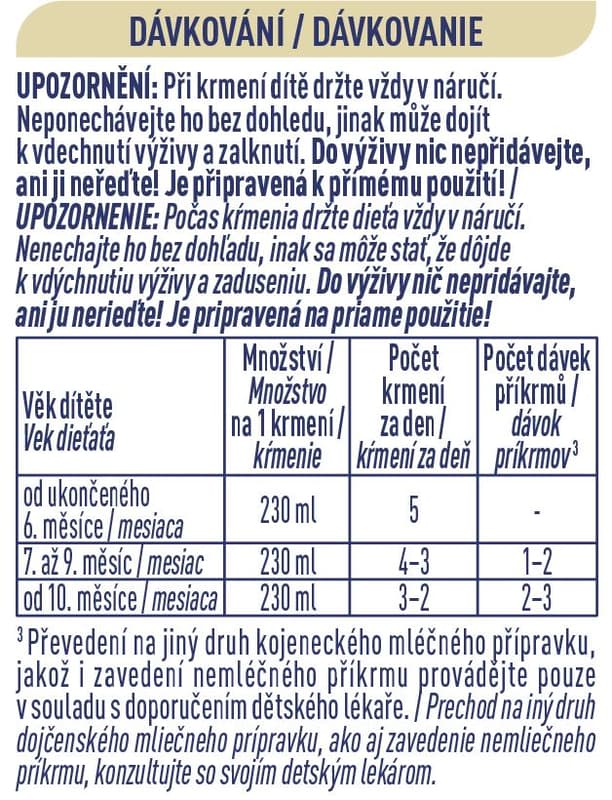 Beba Comfort 2 HM-O Pokračovací tekutá mléčná výživa