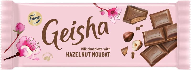 Geisha milk chocolate bar