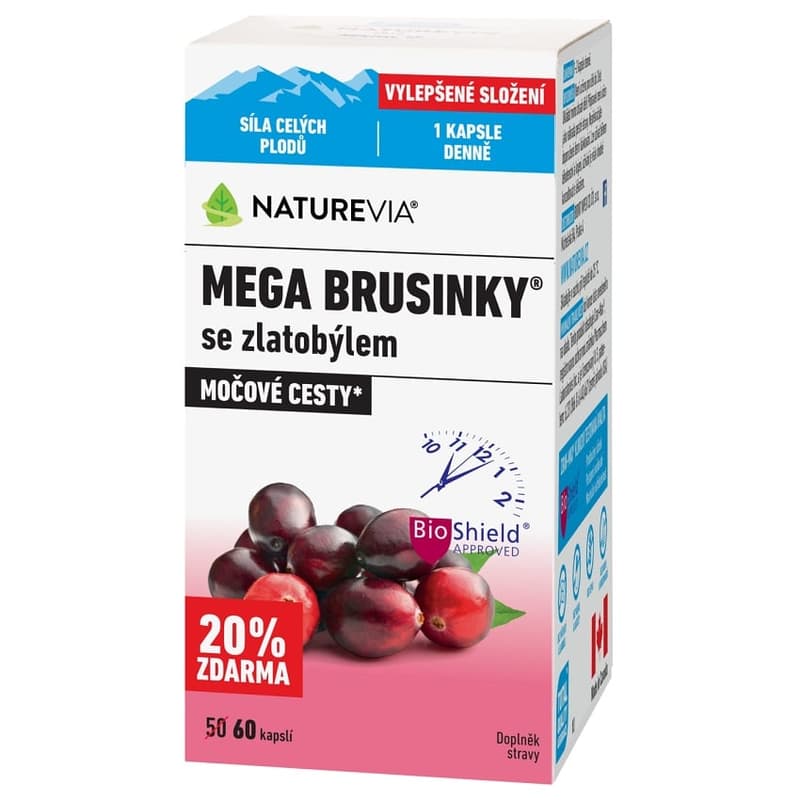 NatureVia Mega Cranberry cps.60