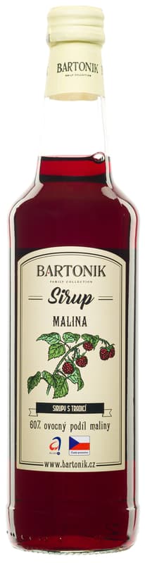 Bartonik Sirup malina sklo