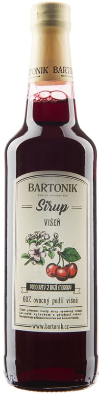 Bartonik Sirup višeň sklo