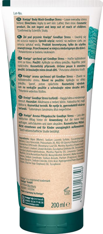 Kneipp Goodbye Stress sprchový gel