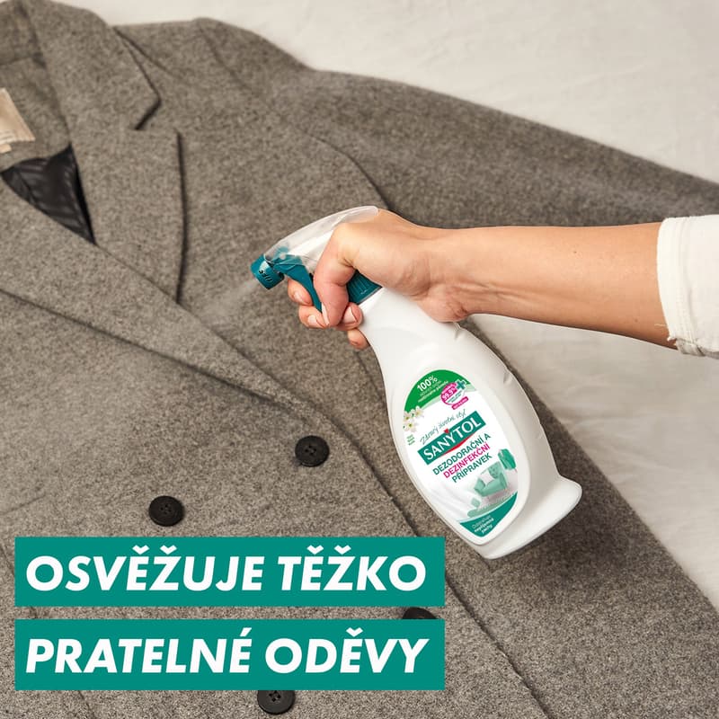 Sanytol Dezodorační a dezinfekční přípravek na tkaniny