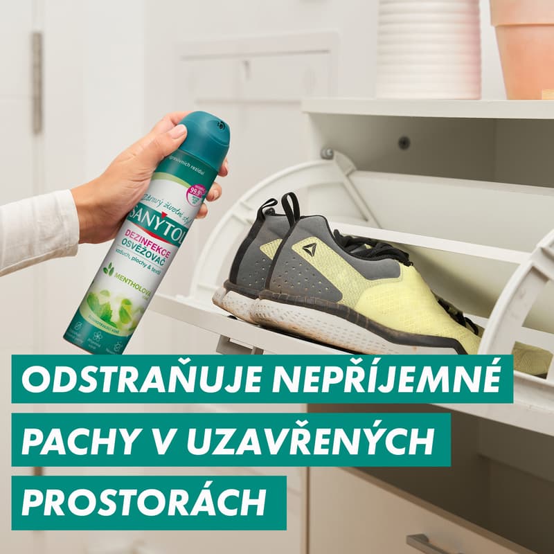 Sanytol Dezinfekční osvěžovač se svěží mentolovou vůní