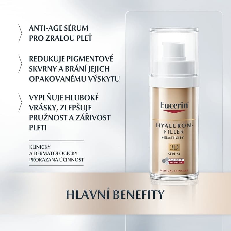 EUCERIN HYALURON-FILLER+ELASTICITY 3D sérum 30ml