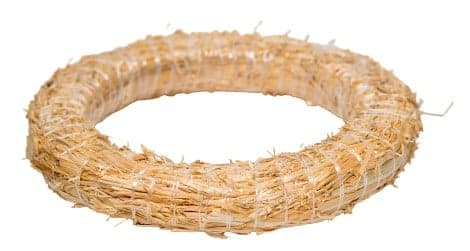 Wreath ring straw, 30 cm