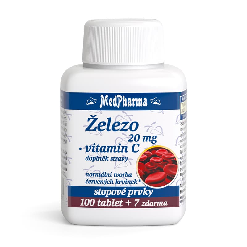 MedPharma Iron 20mg+vit.C tbl.107