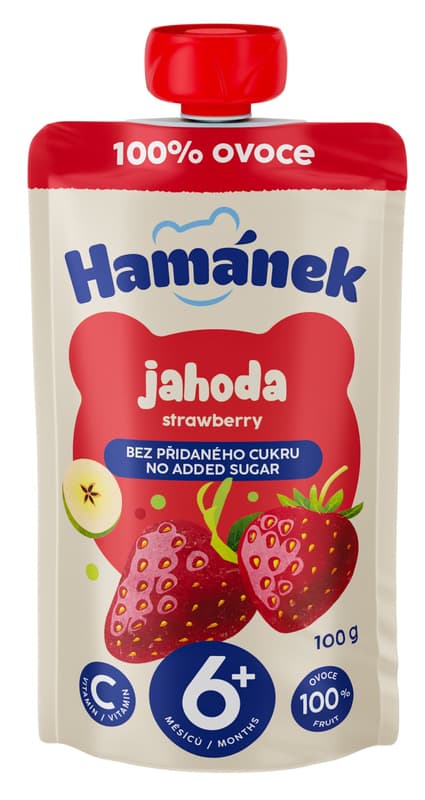Hamánek Ovocná kapsička jahoda