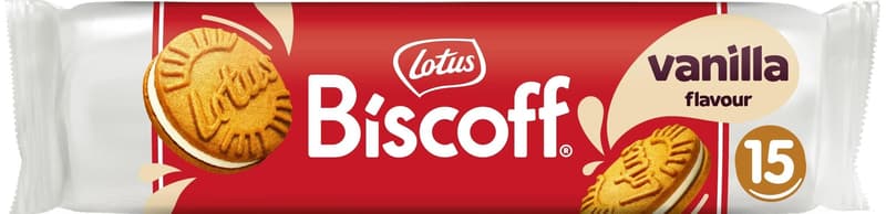 Lotus Biscoff Sušenky plněné krémem s vanilkovou příchutí