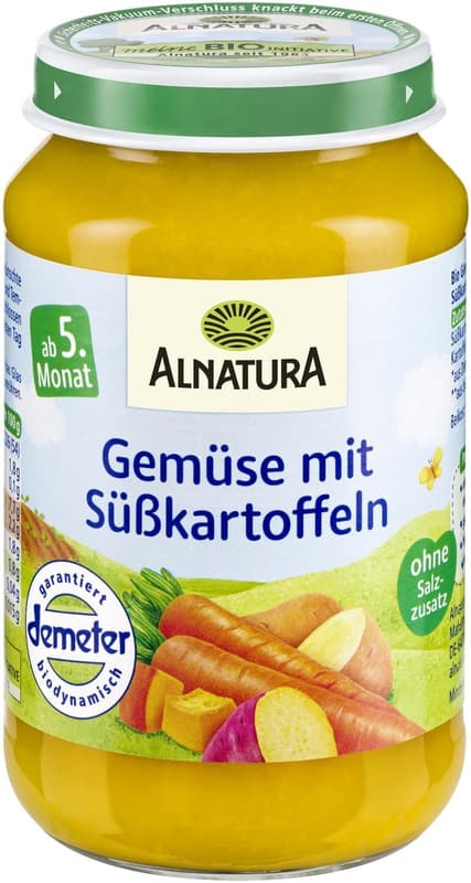 Alnatura BIO Baby food with vegetables and sweet potatoes