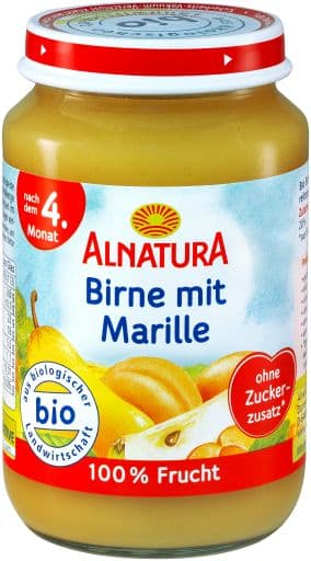 Alnatura BIO Hruškovo-meruňkový příkrm
