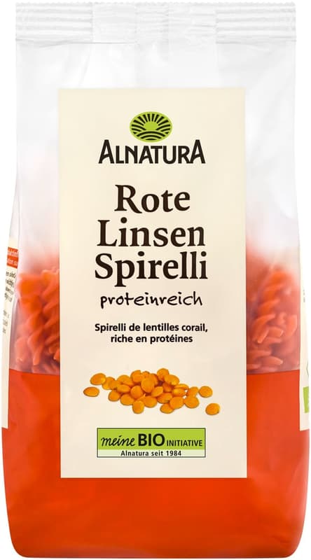 Alnatura BIO Fusilli from red lentils