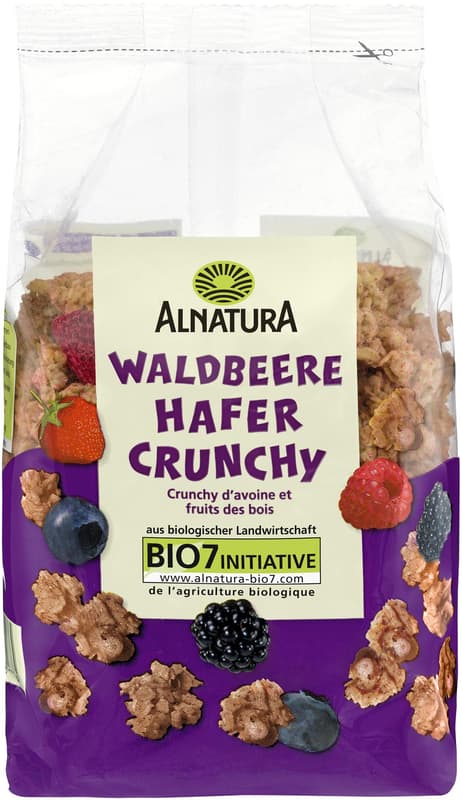 Alnatura BIO Crunchy oat muesli with wild berries