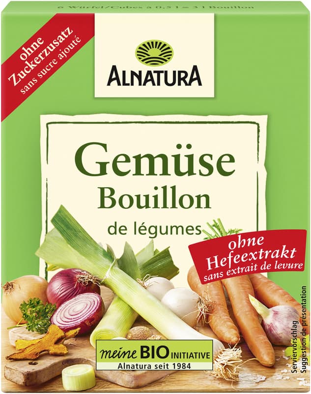 Alnatura BIO Vegetable broth in a cube without yeast