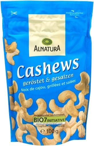 Alnatura BIO Cashew nuts roasted and salted