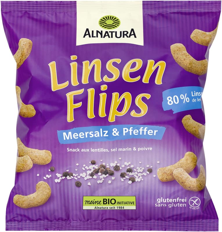 Alnatura BIO Lentil snack salt & pepper