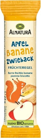 Alnatura Organic Kids Fruit Bar Apple–Banana with Spelt Biscuit