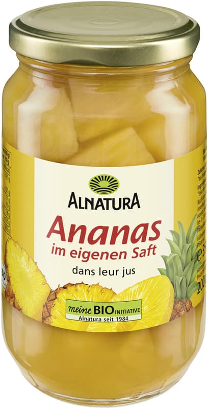 Alnatura BIO Ananas ve vlastní šťávě