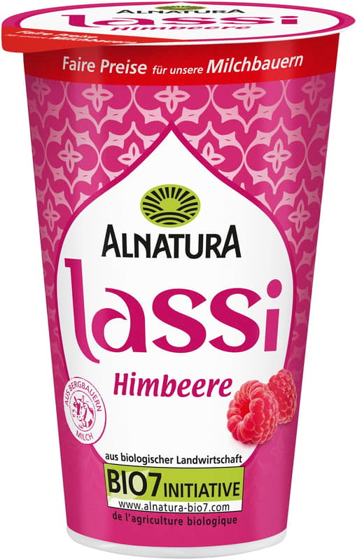Alnatura BIO raspberry Lassi yogurt drink