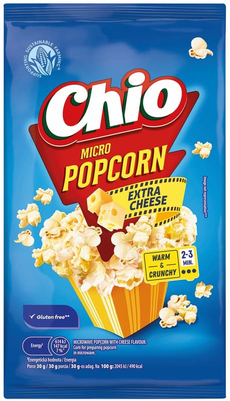 Chio Microwave Popcorn Extra Cheese