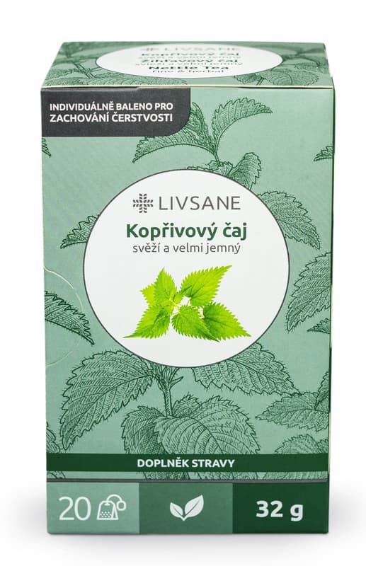 LIVSANE Kopřivový čaj 20x1.6g