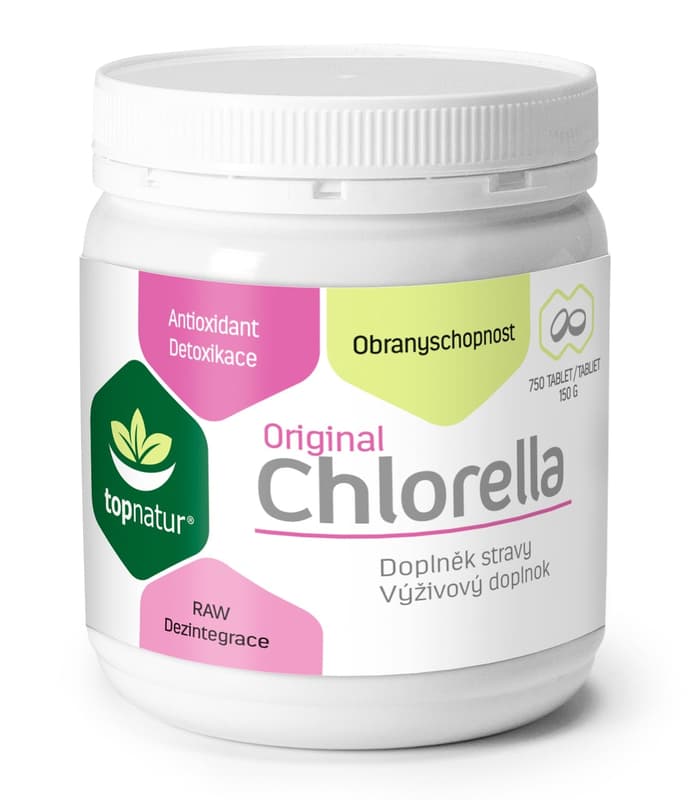 Chlorella tbl.750 TOPNATUR