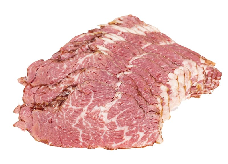 Pastrami sliced