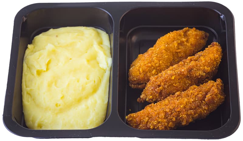 Libeřské lahůdky Chicken strips with mashed potatoes