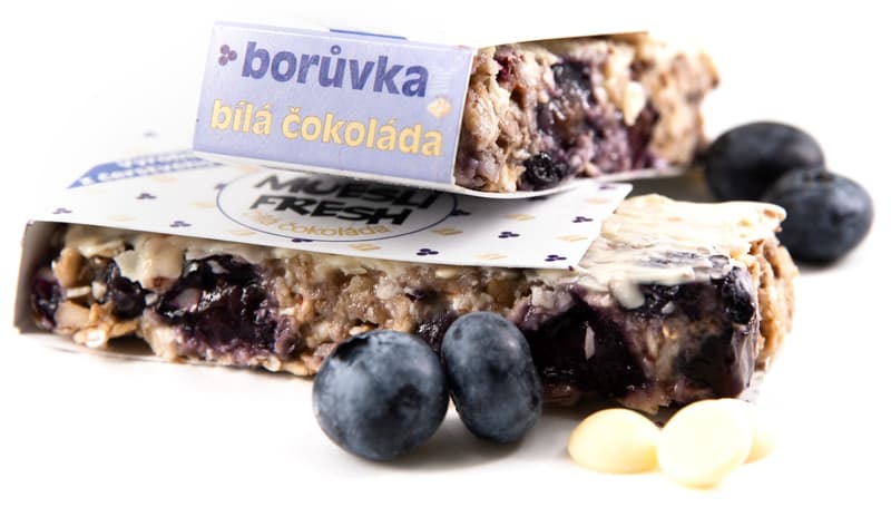 Muesli Fresh bar Blueberry-white chocolate