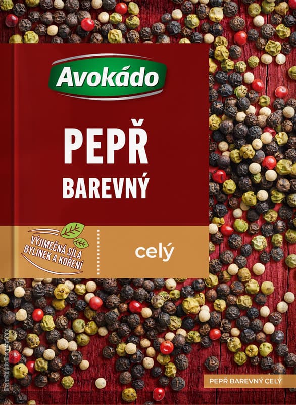 Avocado Pepper colored whole
