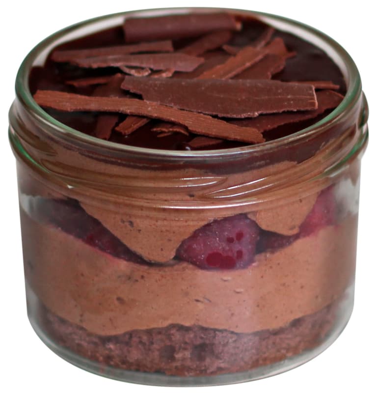 Ovocný světozor Chocolate cake with raspberries