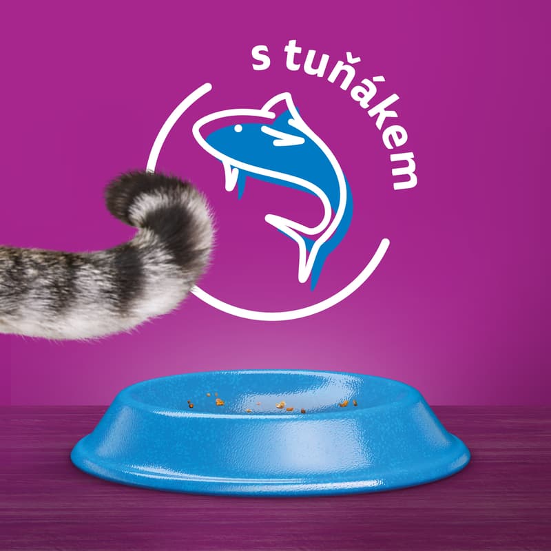 Whiskas Granule pro dospělé kočky – tuňák