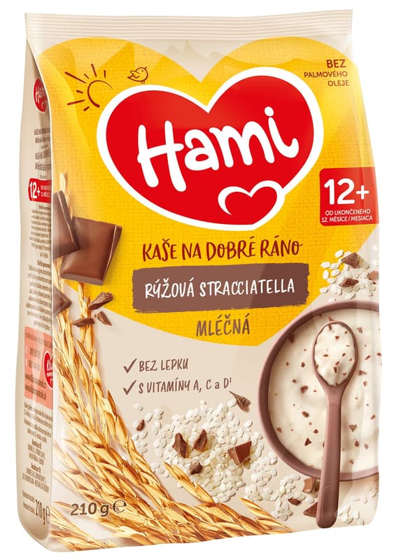 Hami Mléčná kaše rýžová straciatella