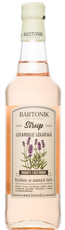 Bartonik Sirup levandule lékařská sklo
